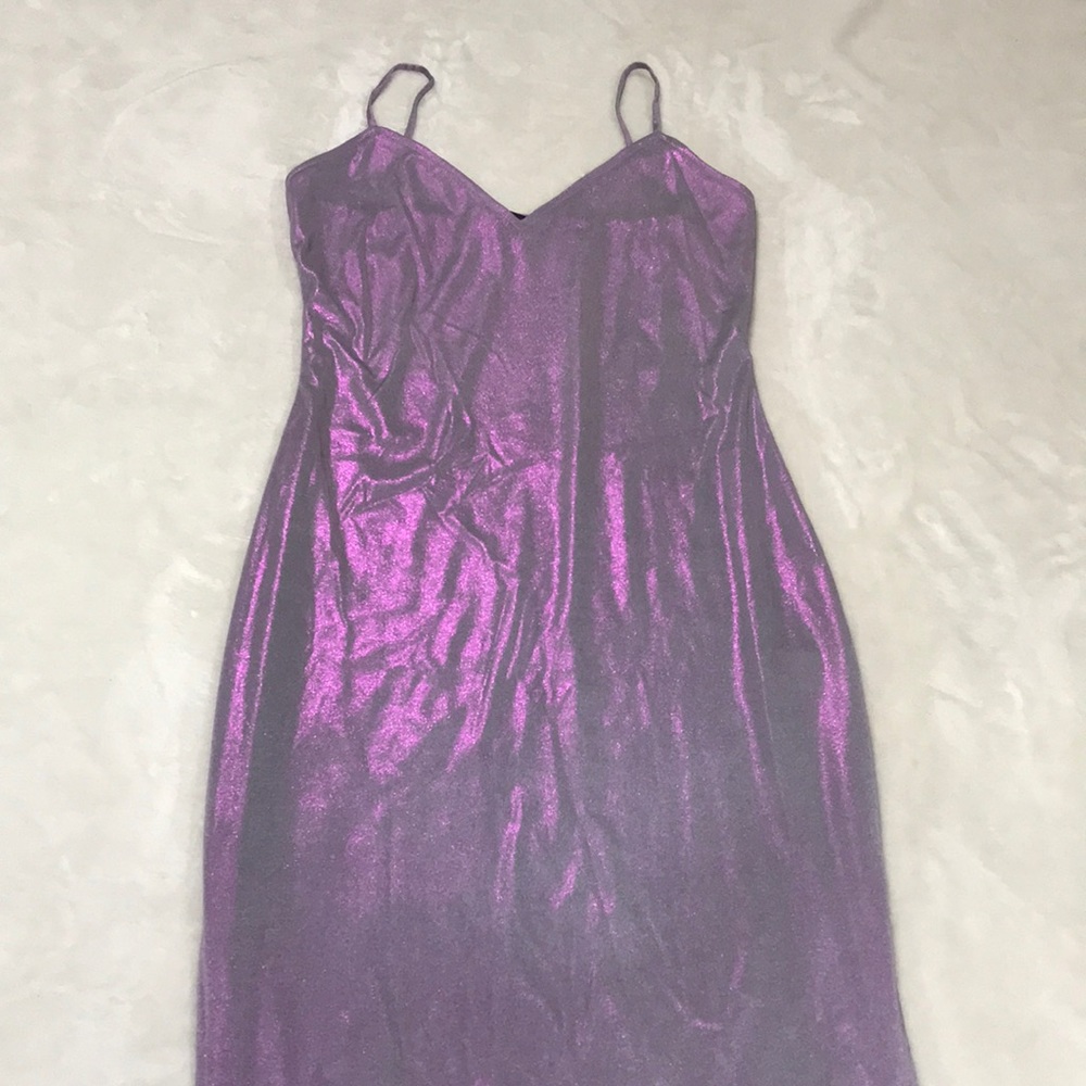 Mid Metallic slate Dress